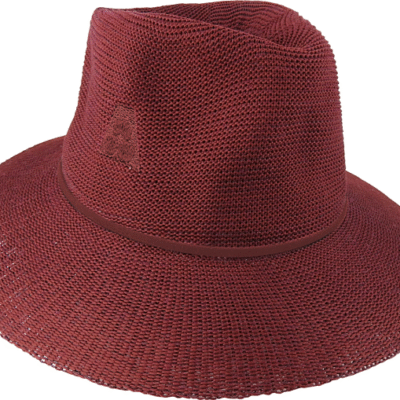 Avenel Ladies POLYESTER WIDE BRIM BA Hat : Maroon