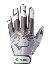 white mizuno batting gloves