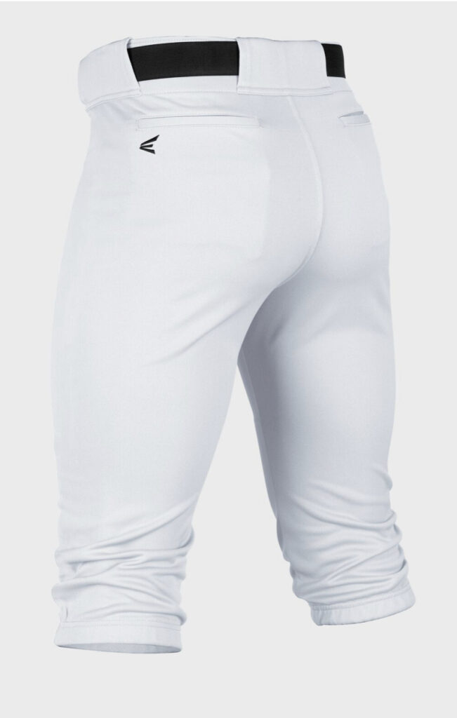 Easton RIVAL+ KNICKER Softball Baseball Pants : YOUTH : White - Image 3