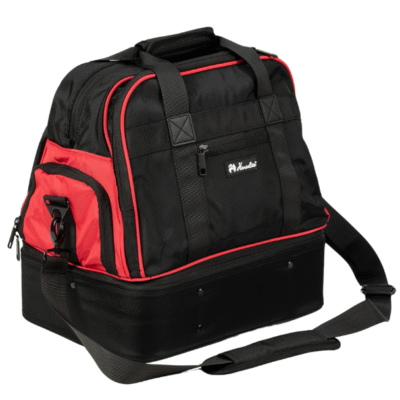 HENSELITE H558 Carry Lawn Bowls Bag : Black Red