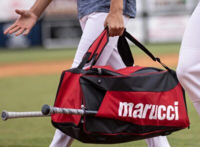 Marucci Hybrid Duffel Bag / Backpack RED - Image 4