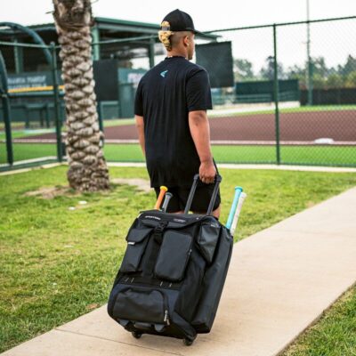 Easton 5-Tool Phenom Wheeled Bag - Navy Blue - Image 3