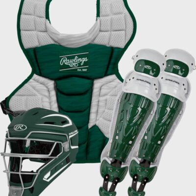 Rawlings Velo 2.0 Catcher's Gear Set : Adult Green