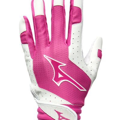 Mizuno Finch Youth Padded Batting Glove - Pink